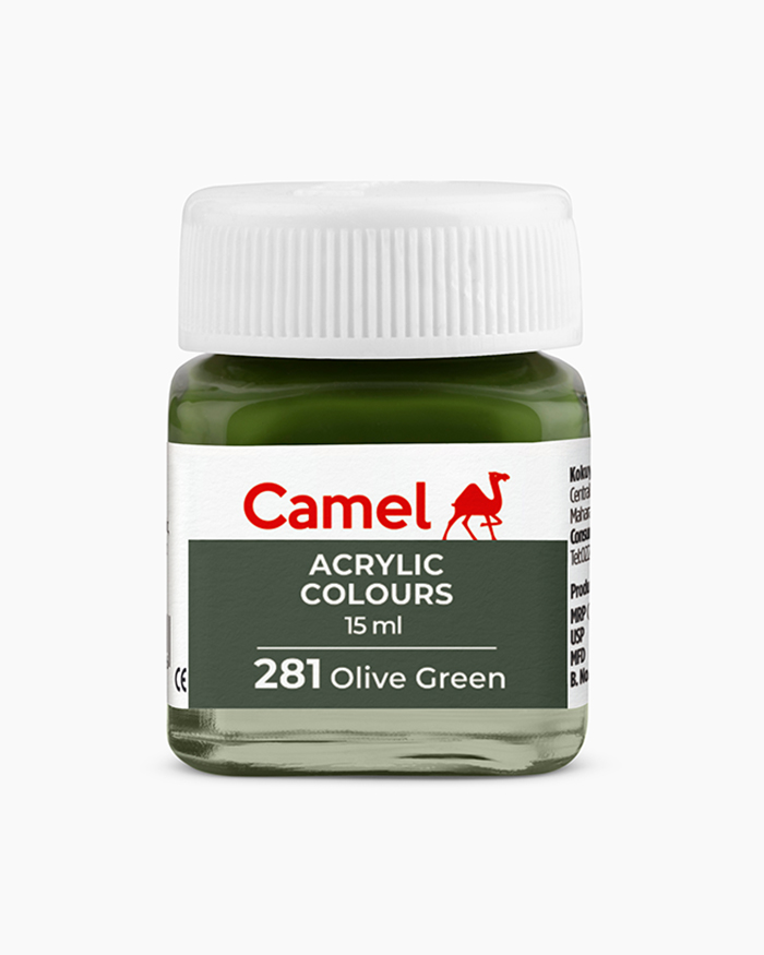 Olive Green Camel Acrylic Colours